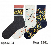картинка Bross Шкарпетки бавовняні жіночі 6104 Мікс  36-40  12(3)шт. магазин Одежда+ являющийся официальным дистрибьютором