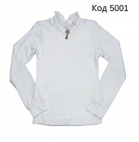 картинка Tr Кофта-блуза стрейч BNN 6613 гипюр  140-176   4 шт. магазин Одежда+ являющийся официальным дистрибьютором