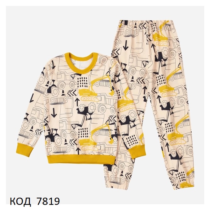 картинка ЛяЛя Піжама стрейч начос для хлопчика К3СН143  116/128//   3шт магазин Одежда+ являющийся официальным дистрибьютором