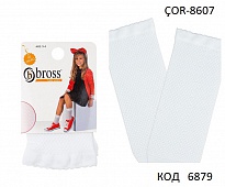 картинка Bross Шкарпеткии поліамід для дівчинки ÇOR-8607 БІЛИЙ  12(3) шт магазин Одежда+ являющийся официальным дистрибьютором