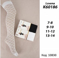 картинка ArtiKatamino Колготки капронові 95%ПА,5%Ел ПОЛОВИНКИ К60186  БІЛИЙ   6(1) шт. магазин Одежда+ являющийся официальным дистрибьютором