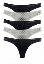 картинка Труси Donella жіночі СТРИНГИ  S--XXL  2496001 10шт. магазин Одежда+ являющийся официальным дистрибьютором