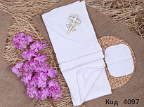 картинка Tr Крижма куточок махра Babyline 9-361  1 шт. магазин Одежда+ являющийся официальным дистрибьютором в России 