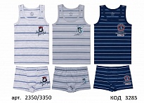 картинка Набір білизни для хлопчика Baykar (майка+боксери) 2350/3350      6(3)шт. магазин Одежда+ являющийся официальным дистрибьютором